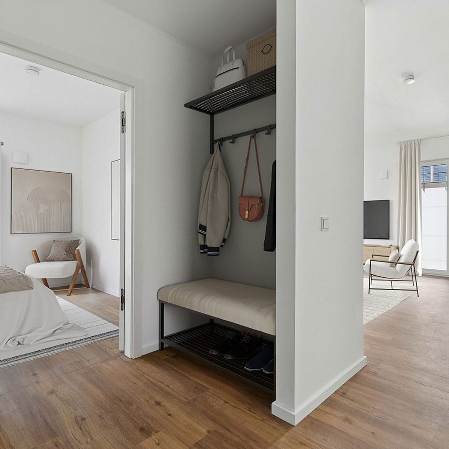 Eingangsbereich musterwohnung